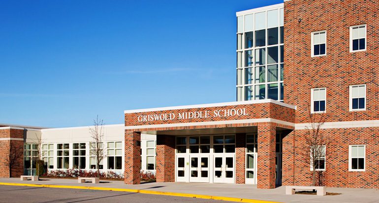 Griswold Middle School Architecture Rendering- By Russell and Dawson
