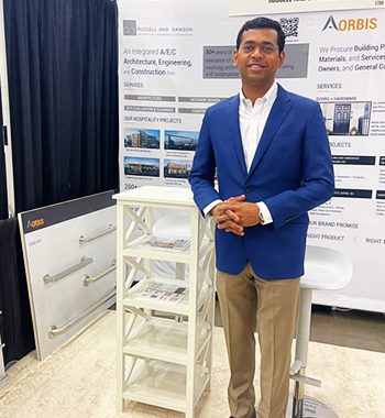 Russell and Dawson at AAHOA 2021, Dallas, TX