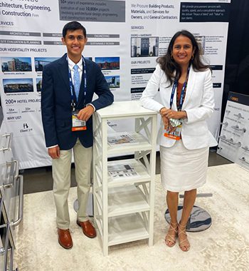 Our Booth at AAHOA 2021 Event_Russell and Dawson