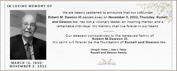ROBERT M. DAWSON III