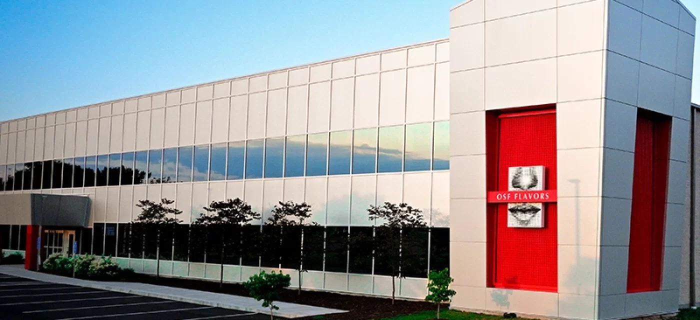 O.S.F. Flavors. Windsor, CT ,Russell and Dawson Inc. provided Architectural Design Services and engineered a 22,670 sq. ft. industrial space addition and a 20,700 sq. ft. 2-story office and laboratory space addition for OSF Flavors Inc. in Windsor, CT